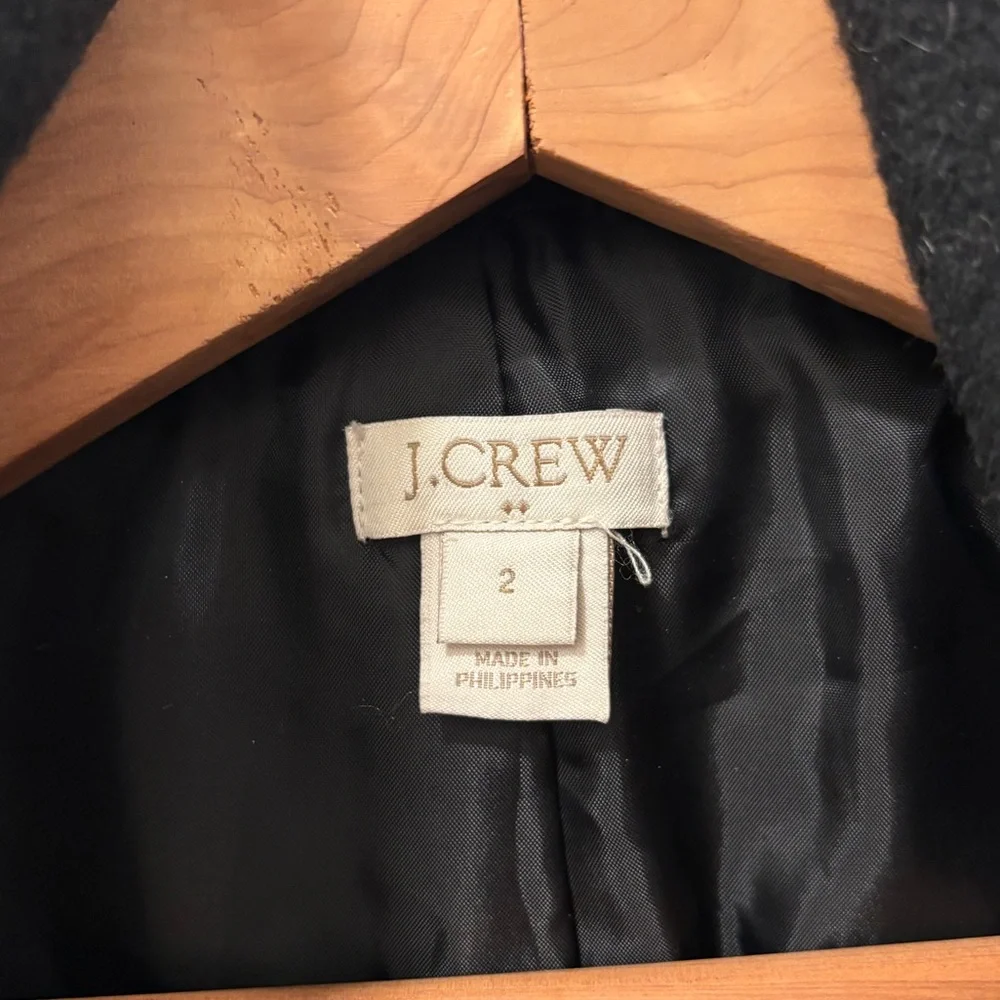 J. Crew Women's Black City Coat